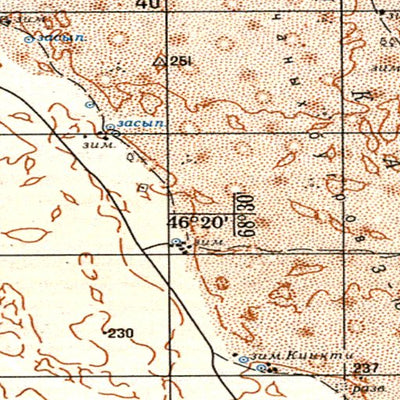 Avenza Systems Inc. Soviet Genshtab - l42-15 - Kazakhstan digital map
