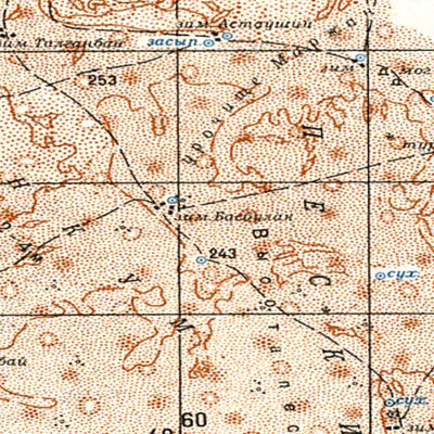 Avenza Systems Inc. Soviet Genshtab - l42-15 - Kazakhstan digital map