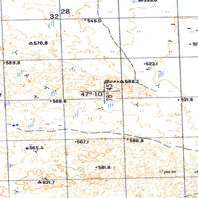 Avenza Systems Inc. Soviet Genshtab - l44-026 - Kazakhstan digital map