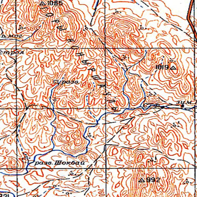 Avenza Systems Inc. Soviet Genshtab - l44-03 - Kazakhstan digital map
