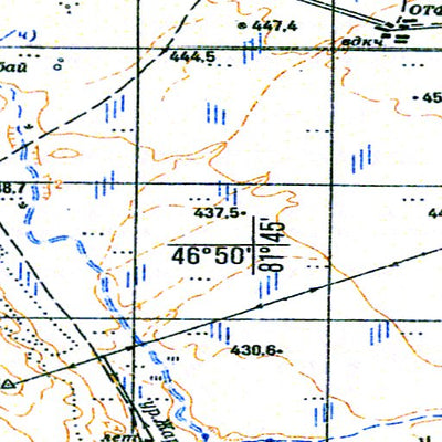 Avenza Systems Inc. Soviet Genshtab - l44-044 - Kazakhstan digital map