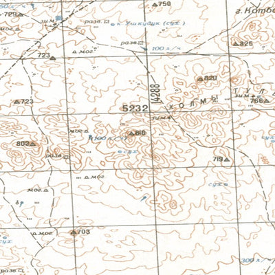 Avenza Systems Inc. Soviet Genshtab - l44-07--(1990) - Kazakhstan digital map