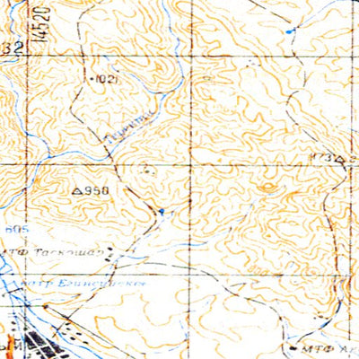 Avenza Systems Inc. Soviet Genshtab - l44-10 - Kazakhstan digital map