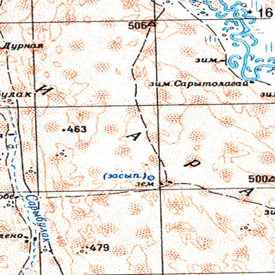 Avenza Systems Inc. Soviet Genshtab - l44-14 - Kazakhstan digital map