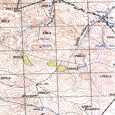 Avenza Systems Inc. Soviet Genshtab - l46-098 - Mongolia digital map