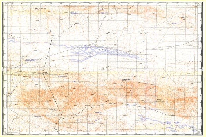147x104 Map Soviet Genshtab - l47-104 - Mongolia Map by Avenza Systems Inc ...
