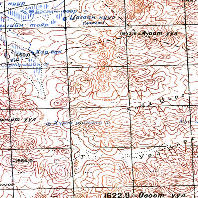 Avenza Systems Inc. Soviet Genshtab - l48-001 - Mongolia digital map