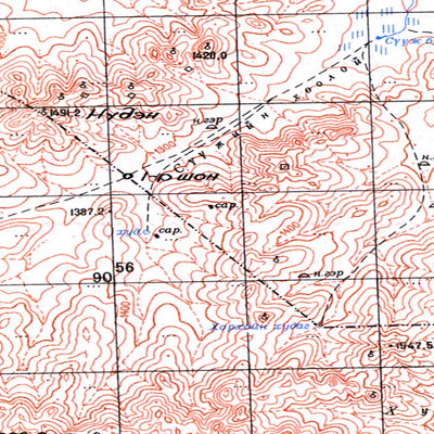 Avenza Systems Inc. Soviet Genshtab - l48-003 - Mongolia digital map