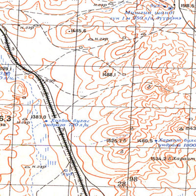 Avenza Systems Inc. Soviet Genshtab - l48-036 - Mongolia digital map
