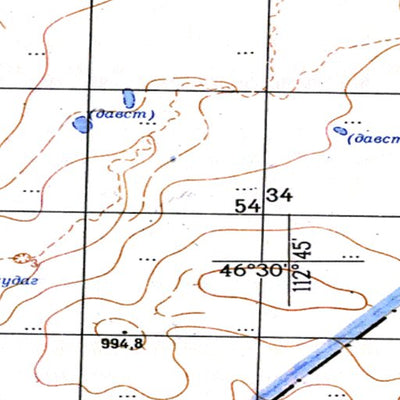 Avenza Systems Inc. Soviet Genshtab - l49-058 - Mongolia digital map
