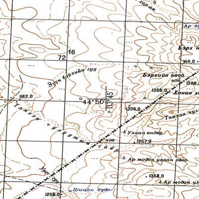 Avenza Systems Inc. Soviet Genshtab - l49-120 - Mongolia digital map