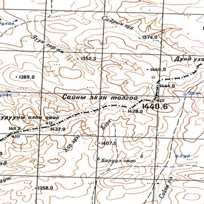 Avenza Systems Inc. Soviet Genshtab - l49-120 - Mongolia digital map