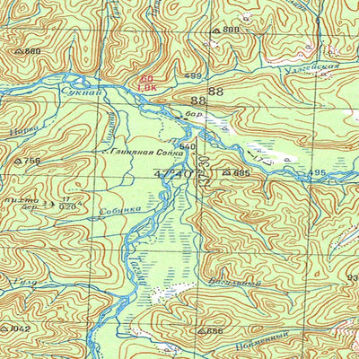 Avenza Systems Inc. Soviet Genshtab - l53-06 - Russia digital map