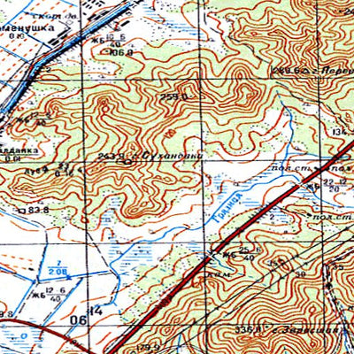 Avenza Systems Inc. Soviet Genshtab - l53-064 - Russia digital map
