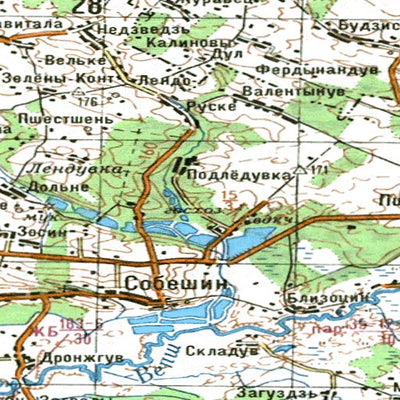Avenza Systems Inc. Soviet Genshtab - m34-05 - Poland digital map