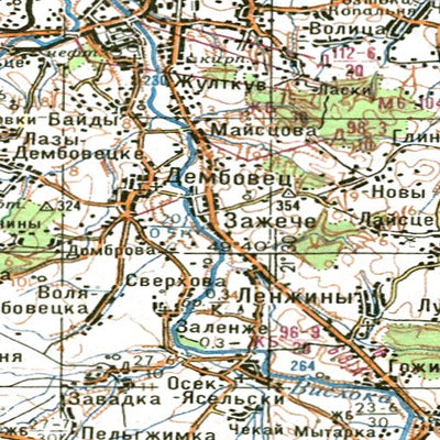 Avenza Systems Inc. Soviet Genshtab - m34-22 - Poland digital map