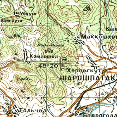 Avenza Systems Inc. Soviet Genshtab - m34-34 - Slovakia digital map