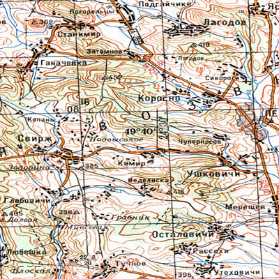 Avenza Systems Inc. Soviet Genshtab - m35-19--(1984) - Ukraine digital map