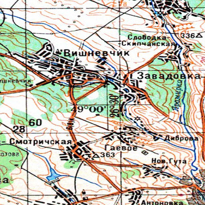 Avenza Systems Inc. Soviet Genshtab - m35-27--(1982) - Ukraine digital map