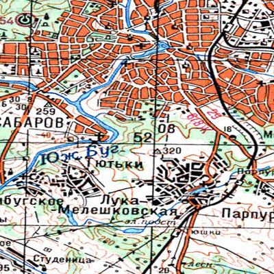 Avenza Systems Inc. Soviet Genshtab - m35-29--(1983) - Ukraine digital map