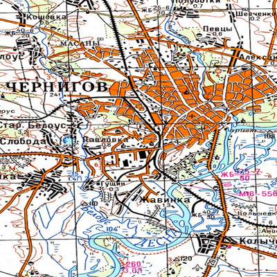 Avenza Systems Inc. Soviet Genshtab - m36-02--(1980) - Ukraine digital map