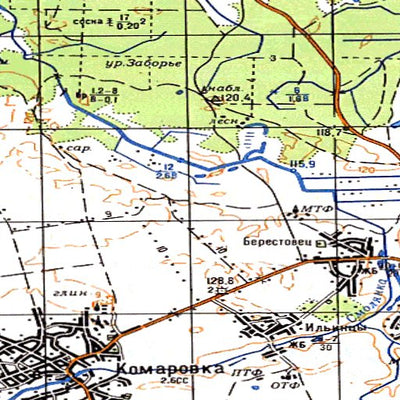Avenza Systems Inc. Soviet Genshtab - m36-029--(1986) - Ukraine digital map