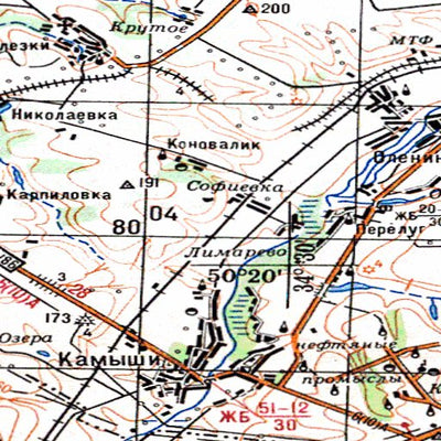 Avenza Systems Inc. Soviet Genshtab - m36-17--(1984) - Ukraine digital map