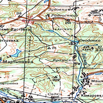Avenza Systems Inc. Soviet Genshtab - m36-17--(1984) - Ukraine digital map