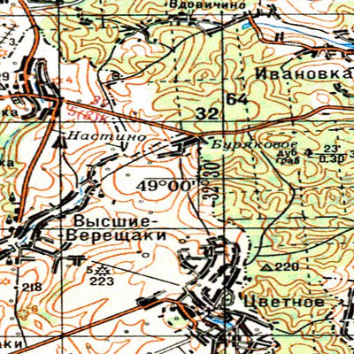 Avenza Systems Inc. Soviet Genshtab - m36-27--(1984) - Ukraine digital map
