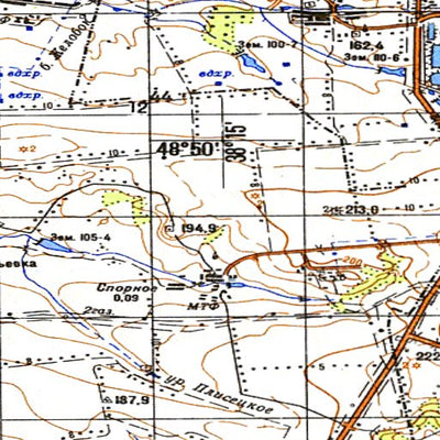 Avenza Systems Inc. Soviet Genshtab - m37-113--(1989) - Ukraine digital map