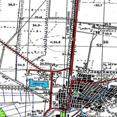 Avenza Systems Inc. Soviet Genshtab - m38-070--(1988) - Russia digital map