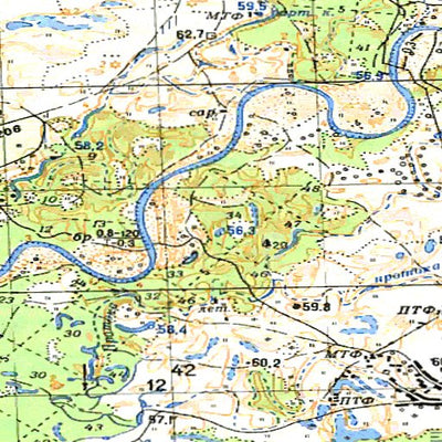 Avenza Systems Inc. Soviet Genshtab - m38-074 - Russia digital map