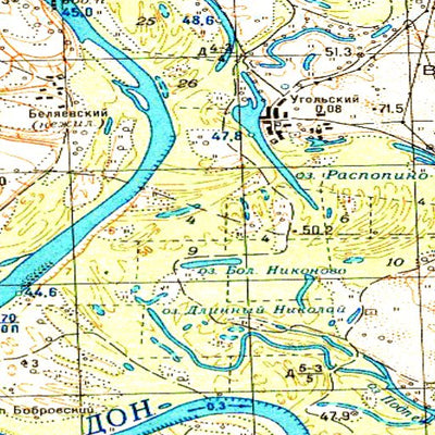 Avenza Systems Inc. Soviet Genshtab - m38-086 - Russia digital map
