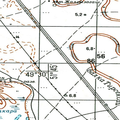 Avenza Systems Inc. Soviet Genshtab - m39-092 - Kazakhstan digital map