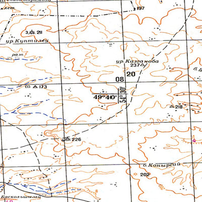 Avenza Systems Inc. Soviet Genshtab - m40-19 - Kazakhstan digital map