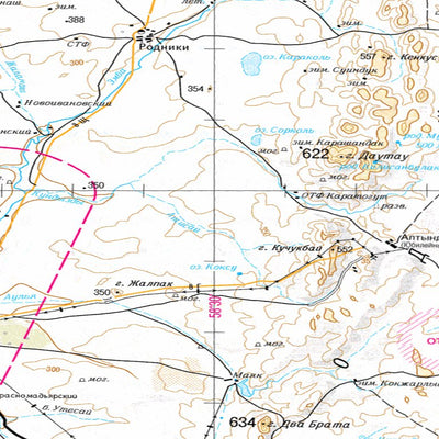 Avenza Systems Inc. Soviet Genshtab - m40-4--(2003) - Kazakhstan digital map