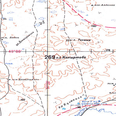 Avenza Systems Inc. Soviet Genshtab - m41-3 - Kazakhstan digital map