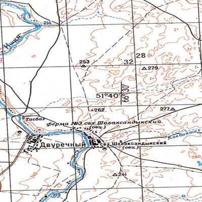 Avenza Systems Inc. Soviet Genshtab - m42-01 - Kazakhstan digital map