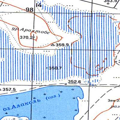 Avenza Systems Inc. Soviet Genshtab - m42-058 - Kazakhstan digital map