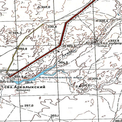 Avenza Systems Inc. Soviet Genshtab - m42-062--(1962) - Kazakhstan digital map