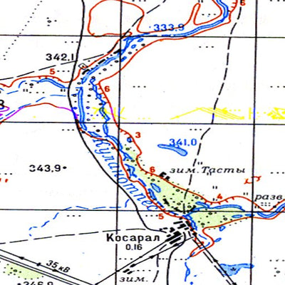 Avenza Systems Inc. Soviet Genshtab - m42-069 - Kazakhstan digital map