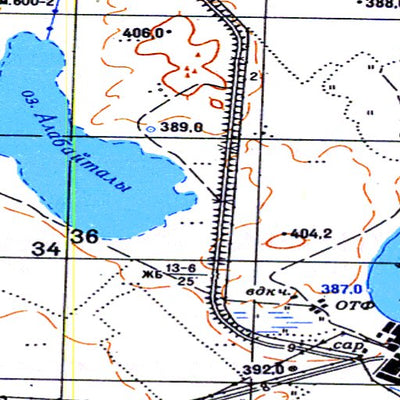 Avenza Systems Inc. Soviet Genshtab - m42-082 - Kazakhstan digital map