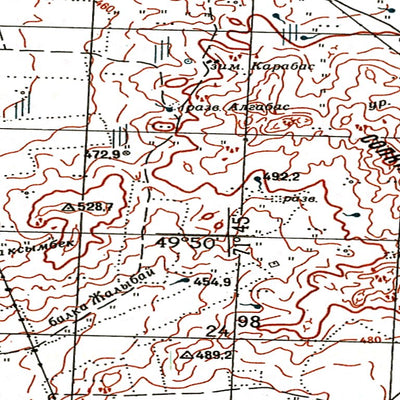 Avenza Systems Inc. Soviet Genshtab - m42-084 - Kazakhstan digital map