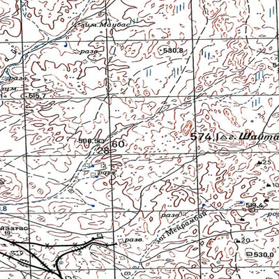 Avenza Systems Inc. Soviet Genshtab - m42-135--(1964) - Kazakhstan digital map