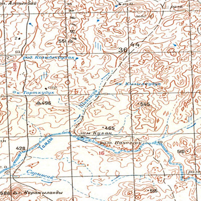Avenza Systems Inc. Soviet Genshtab - m42-25 - Kazakhstan digital map