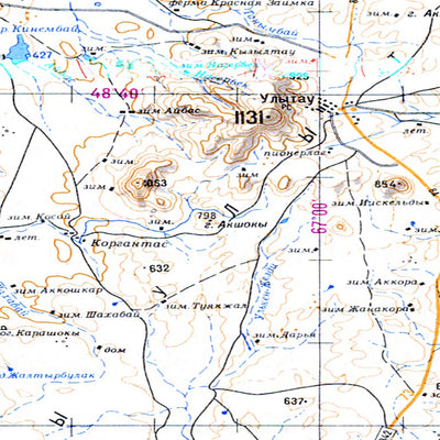 Avenza Systems Inc. Soviet Genshtab - m42-3 - Kazakhstan digital map