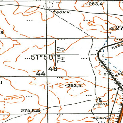 Avenza Systems Inc. Soviet Genshtab - m43-005 - Kazakhstan digital map