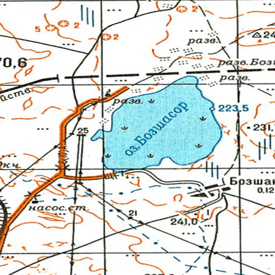 Avenza Systems Inc. Soviet Genshtab - m43-005 - Kazakhstan digital map