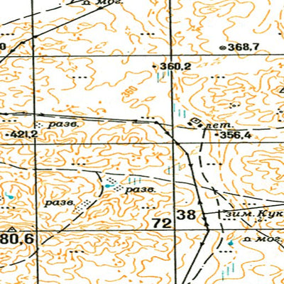 Avenza Systems Inc. Soviet Genshtab - m43-029 - Kazakhstan digital map