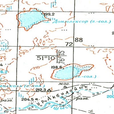 Avenza Systems Inc. Soviet Genshtab - m43-033 - Kazakhstan digital map